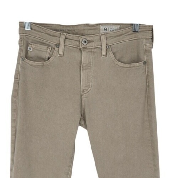 AG‎ Adriano Goldschmied Prima Ankle Cigarette Jeans Beige Khaki Size 26 - Picture 5 of 14